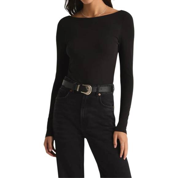 NEW Z SUPPLY baela bodysuit in black - Picture 1 of 3